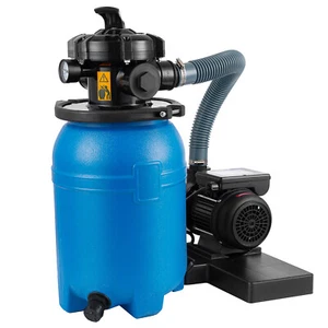 Sand Filter 10" with 1/3HP Pool Pump for 10000 Gallon Above Ground Swimming Pool - Picture 1 of 12