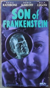 Son of Frankenstein - VHS - Basil Rathbone, Boris Karloff, Bela Lugosi - Picture 1 of 3