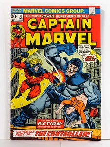 CAPTAIN MARVEL Vol. 1 #30 1974 VF 8.5 1st Jim Starlin, Thanos War - Picture 1 of 2