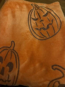 Celebrate Halloween Blanket 50 X 60 Soft Plush Throw!! - Picture 1 of 2