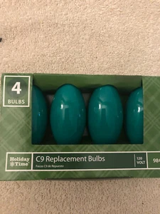 Christmas light bulbs C9 120 volt green - Picture 1 of 3