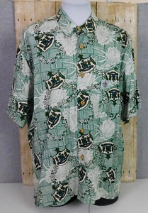 Duke Kahanamoku Hawaiian Shirt Mens XL Short Sleeve Floral - Picture 1 of 4