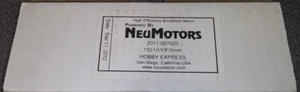 NeuMotors RC Motor 1521/1Y/F/5mm 2011-007620 NEW - Picture 1 of 3