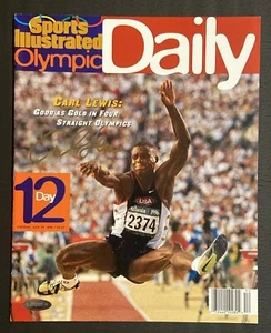 Juegos Olímpicos 1996 Carl Lewis Firmado Atletismo Deportes Illustrado TriStar 7604157 - Imagen 1 de 6