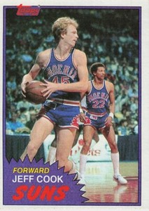 JEFF COOK  1981-82 TOPPS BASKETBALL #80 WEST