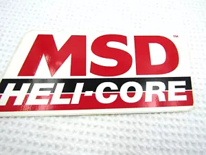 Vintage NOS MSD Heli Core Sticker 2.75 x 6” - Picture 1 of 3