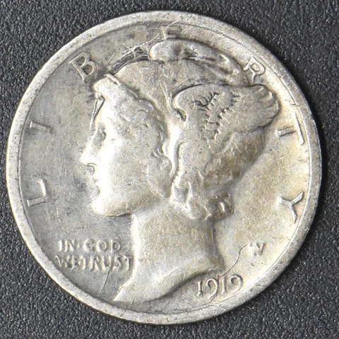 1919 Mercury Dime Philadelphia 10C - COINGIANTS Cover