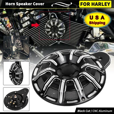 Horn Speaker Cover For Harley Dyna Road King Electra Glide Softail Sportster 883 - Изображение 1 из 4