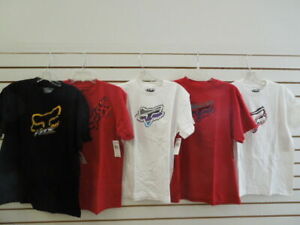 NEW - YOUTH FOX S/S T-SHIRTS, ASST STYLES & COLORS, SIZE: SM - XL  $12.95