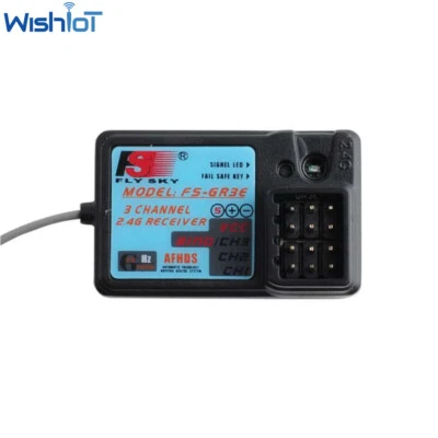 Authentic Flysky FS-GR3E Upgrade AFHDS 2.4G 3CH Receiver for RC Car Boat FS-GT3C - Image 1 of 4