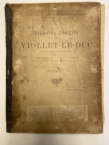 Viollet-le-Duc - Dessins Inédits de Viollet-le-Duc : Ensembles - 1880 - Picture 1 of 24