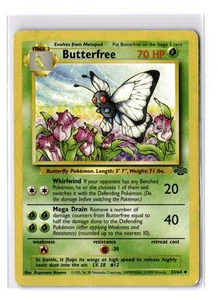 Butterfree - 33/64 Jungle Regular Uncommon - MP - VINTAGE - POKEMON TCG - Picture 1 of 2