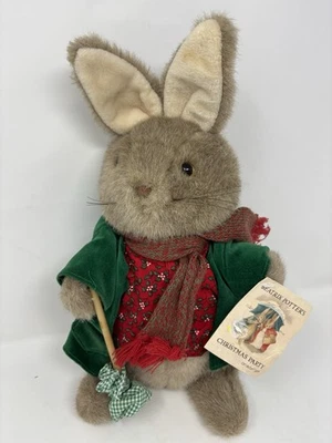 Eden Beatrix Potter 圣诞派对兔子复古填充动物兔子毛绒 12 — 第 1/4 张图片
