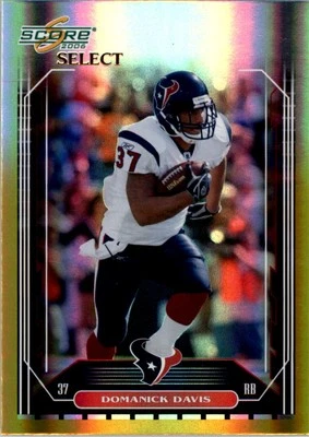 Select Gold #104 2006 Domanick Davis/50 FB Foto 1 de 2