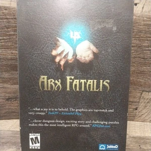 Arx Fatalis gioco per PC 2002 scatola piccola gioco di ruolo Windows maturo - Foto 1 di 9