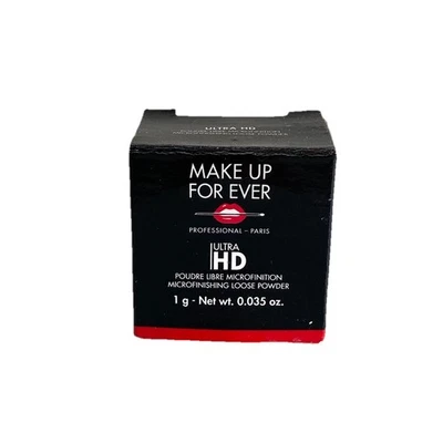 Make Up Forever Ultra HD Microfinishing Loose Powder 1 g / 0.035 oz Travel NIB - Image 1 of 4