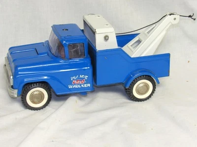 Grúa Buddy L Ford Police remolque--estado original--sin precio base- Foto 1 de 4
