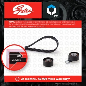 Timing Belt Kit fits PEUGEOT 307 3E, 3H 1.6D 03 to 09 Set Gates 0831P1 0831P2 - Picture 1 of 3