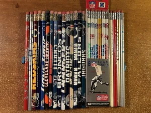 25 Various NFL Pencils, Faber Castell, Empire Berol, Wincraft, All New - Picture 1 of 4