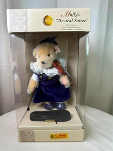 STEIFF BLONDE MOHAIR MUFFY VANDERBEAR MUSICAL SOIREE 8" LE 1,990 NIB 2005 - Picture 1 of 15