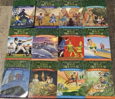 Lot Of 12: 1990s & 2000s Paperback Ed. Magic Tree House Books Set GOOD Condition - Image 1 of 3