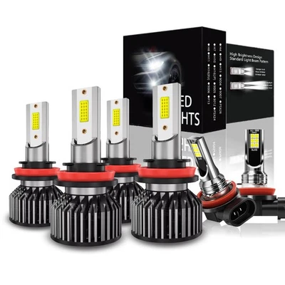 Faro LED blanco frío alto/bajo + bombillas antiniebla para Volvo S80 XC70 2008-2013 Foto 1 de 4