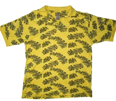 Camisa mediana de manga corta con cuello Catalina Island de hoja hawaiana para hombre Foto 1 de 4