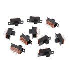 10Pcs SS22F32 6 Pins 2 Positions DPDT On/On Mini Slide Switch 0.5A Toggle Switch