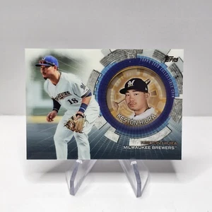 2020 Topps Commemorative Coin Keston Hiura Milwaukee Brewers #TBC-KH - Picture 1 of 2