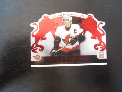 2002-03 Crown Royale Red # 66 Daniel Alfredsson Card (B23) Ottawa Senators - Image 1 of 2