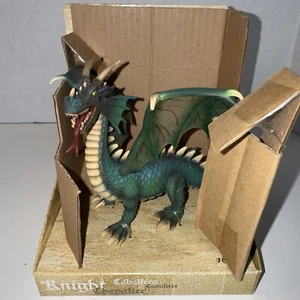 Cavalieri Cavalieri Drago Verde 5" Alto Drago Schleich Germania 70033 Ritirato NUOVO - Foto 1 di 7
