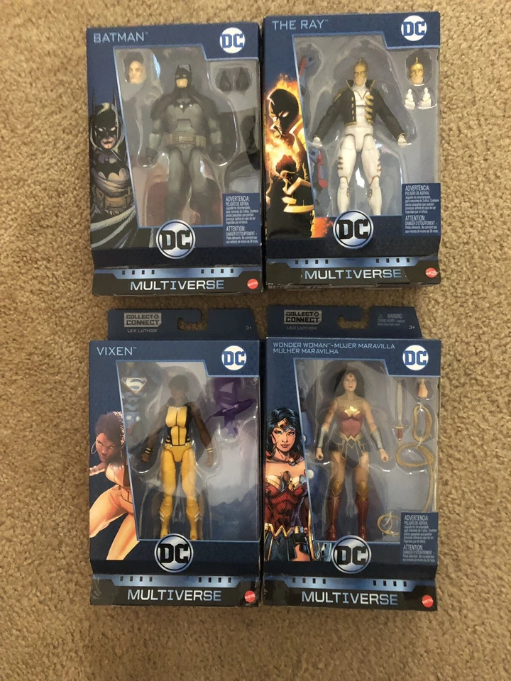 DC Multiverse Lex Luthor 收集连接波蝙蝠侠雷神奇女侠 Vixen DCU — 第 1/4 张图片