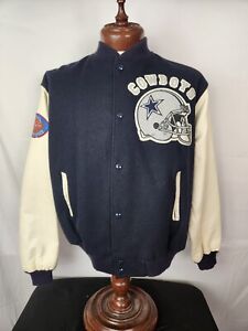 🔥🚨Vintage Chalk Line Wool Varsity XL Dallas Cowboys Spellout Jacket EUC!