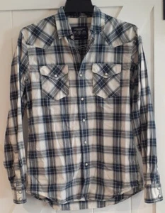 American Eagle Vintage Fit Plaid Long Sleve Men's Size Small Button up Shirt - Picture 1 of 6