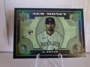 2023 Bowman Platinum Ezequiel Tovar New Money Insert RC #NM-7 Colorado Rockies - Picture 1 of 2