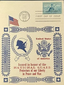 Souvenir Card 1017 National Guard of the United States 5 x 6 1/2 - Picture 1 of 1