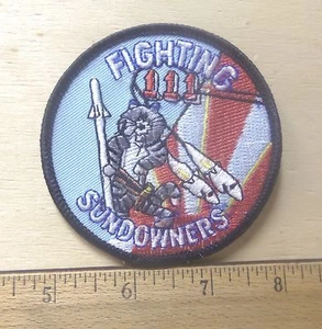 US Navy - Fighting 111 Sundowners Embroidered Patch - Picture 1 of 3