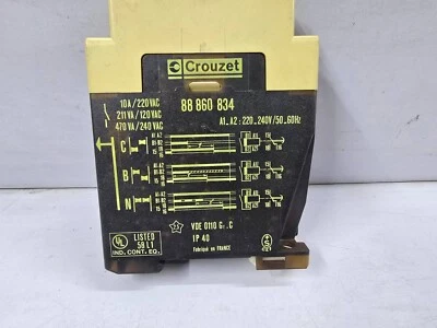 Crouzet 88 860 834 Time Relay A1.A2.220.240V/50.60Hz - Image 1 of 4