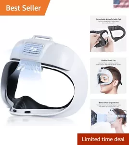 VR Face Cover with Soft Leather Pad for Oculus/Meta Quest 2 Accessories, Faci... - Picture 1 of 7