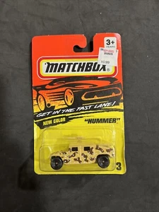 Matchbox #3 Hummer 1993 camuflaje marrón y tostado - Imagen 1 de 4