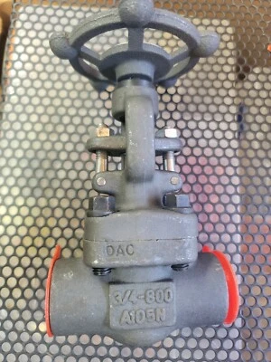Powell GL08SA58GB Steel Socket Weld 3/4 inch Globe Valve 800 - Image 1 of 4