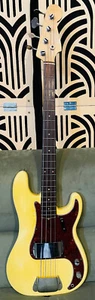 1961 Fender Precision Bass Slab fingerboard Blonde Relic Refin - Picture 1 of 13