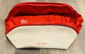 Shiseido open-up Red & White_Make-up_Cosmetics_Toiletries Bag + handle_Flat Lay - Picture 1 of 8