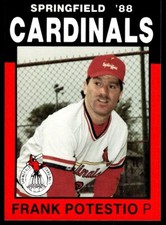 1988 Best Springfield Cardinals Frank Potestio Springfield Cardinals #10