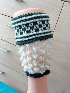 Handarbeit! Loferl Umschlag Wadenstutzen Trachten Herren WU:44-50cm - Bild 1 von 3