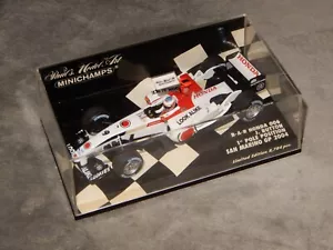 Minichamps F1 1:43 J Button BAR Honda 006 1st Pole Position San Marino GP 2004 - Picture 1 of 5