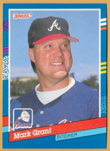 MARK GRANT ATLANTA BRAVES #361 - DONRUSS NM-MT 1991