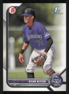 2022 Bowman Draft #BD136 Ryan Ritter - Picture 1 of 2