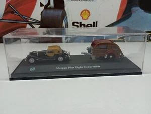 CARARAMA - MORGAN PLUS EIGHT CONVERTIBLE AND CARAVAN 1:72 SCALE MODEL - Picture 1 of 5
