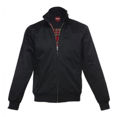 MENS ORIGINAL MERC LONDON RETRO CLASSIC HARRINGTON JACKET MOD  - NAVY BLUE - Image 1 of 2